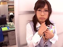 Minami Kojima in Fucking Her Coworker Beind The Team's Back - CosplayInJapan